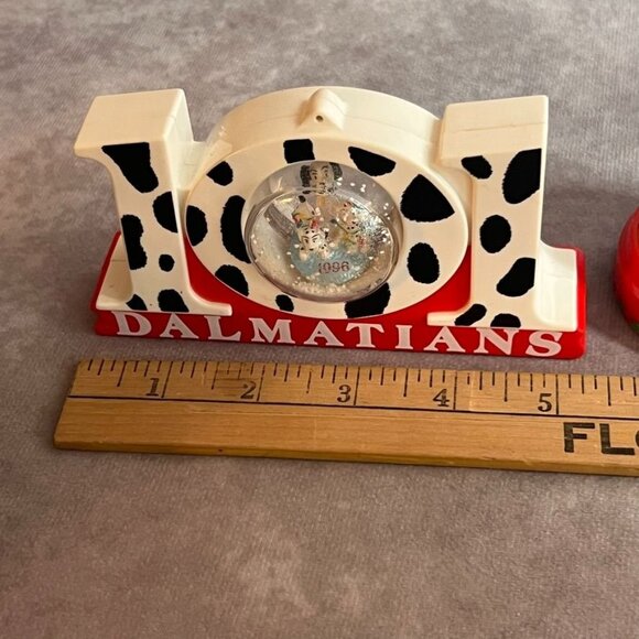 Disney 101 Dalmatians Snow Globe Set Of 4 Ornaments McDonalds Figurines READ - Picture 15 of 16